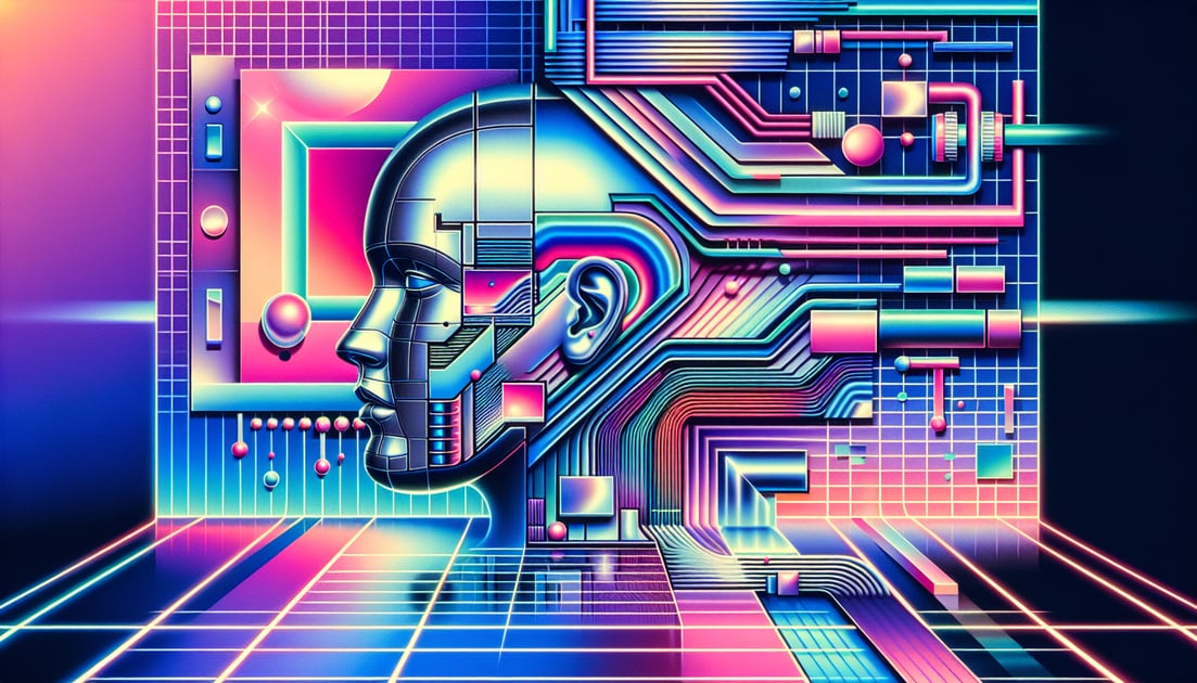 Conflict or growth between Microsoft and OpenAI, represented by a split or evolution in their relationship.