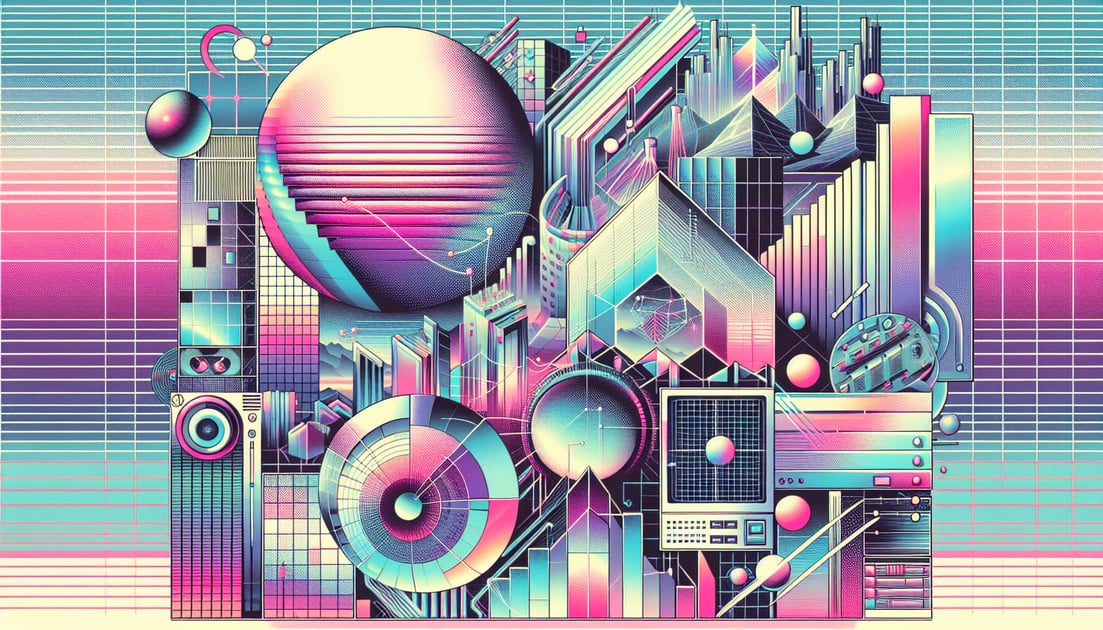 A futuristic symbol representing OpenAI's focus on evolution and advancement towards the future.